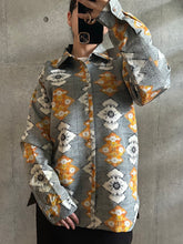 画像をギャラリービューアに読み込む, 変わり菱絵模様【L】⚠️袖汚れあり