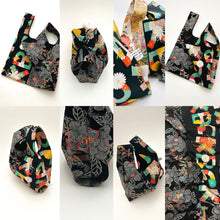 画像をギャラリービューアに読み込む, 鬼しぼ縮緬花模様・小【KBCコラボバッグ】