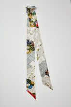 画像をギャラリービューアに読み込む, 【特短】変わり波地紋に雲取り吉祥花模様