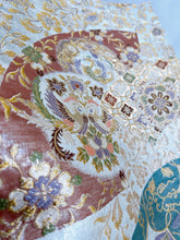画像をギャラリービューアに読み込む, 地紙に花鳥七宝唐華模様【あずま型 大】上物