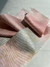 画像をギャラリービューアに読み込む, 縞波地紋に扇・金彩銀際【特短】