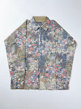 画像をギャラリービューアに読み込む, 金彩銀彩箔の花尽くし模様【S】