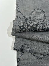 画像をギャラリービューアに読み込む, 新型・9マルキ花文箱模様大島紬【L】