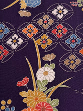 画像をギャラリービューアに読み込む, 古典七宝花菱模様【サイドギャザーワンピース】