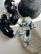 画像をギャラリービューアに読み込む, 流水地紋に大牡丹・組紐模様【特短】