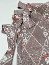 画像をギャラリービューアに読み込む, 籠目地紋に辻ヶ花模様【長丈シュッケニ・丈91㎝】