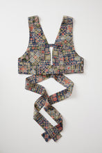 画像をギャラリービューアに読み込む, 七宝に草花幾何学模様・アンティーク