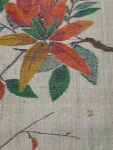 画像をギャラリービューアに読み込む, 薄豆がら茶の葉花模様