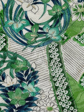 画像をギャラリービューアに読み込む, 墨流し地紋に吉祥花丸模様【シュッケニ】