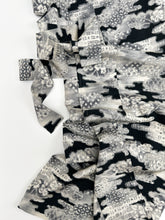 画像をギャラリービューアに読み込む, 雲取り吉祥花模様紬【長丈シュッケニ】