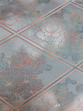 画像をギャラリービューアに読み込む, 牡丹菱模様引箔(真下織物)【ケニショ・小】