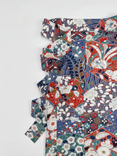 画像をギャラリービューアに読み込む, 辻ヶ花切ばめ鴛鴦模様【長丈シュッケニ】【日本橋三越品】