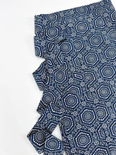 画像をギャラリービューアに読み込む, 型染菊亀甲模様(両面)【長丈シュッケニ】