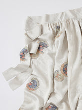 画像をギャラリービューアに読み込む, 草花絵皿模様に総菱欠け模様地紋【ギャザータイプ】