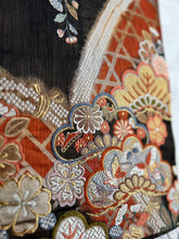 画像をギャラリービューアに読み込む, 松梅蝶に籠目花尽くし模様【あずま型 中】上物