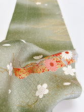 画像をギャラリービューアに読み込む, 菱地紋に変わり絵花模様【サイドギャザーワンピース】