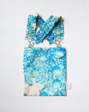 画像をギャラリービューアに読み込む, 菊乱れ咲き模様銀彩縁【ギャザートート】①