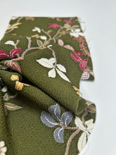 画像をギャラリービューアに読み込む, 鬼しぼ枝葉模様【サイドギャザーワンピース】