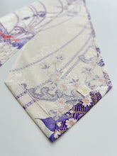 画像をギャラリービューアに読み込む, 花地紋に籠牡丹花模様・金彩【長】