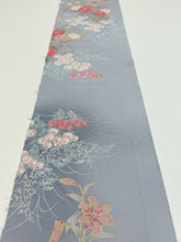 画像をギャラリービューアに読み込む, 紅掛空色地に草花模様【ティアード】