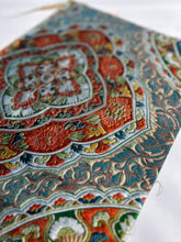 画像をギャラリービューアに読み込む, 花・華唐草模様更紗横錦【あずま型 大】特上