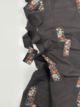 画像をギャラリービューアに読み込む, 短冊に桔梗模様紬【長丈シュッケニ】