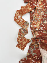 画像をギャラリービューアに読み込む, 橘に扇・籠目模様暈し染め【長丈シュッケニ・丈91㎝】