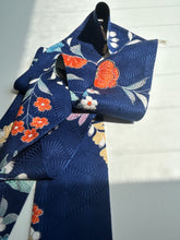 画像をギャラリービューアに読み込む, 変わり菱尽くし地紋に花模様【特短】⚠️キズあり