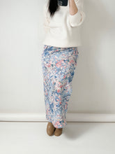 画像をギャラリービューアに読み込む, 雲絵に四季の草花尽くし模様【長丈シュッケニ・丈91㎝】