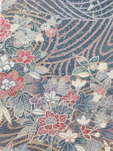 画像をギャラリービューアに読み込む, 金彩銀彩箔の花尽くし模様【S】