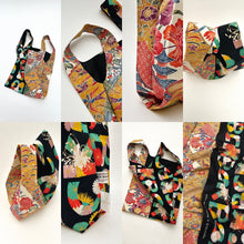 画像をギャラリービューアに読み込む, 型染花鳥模様・小【KBCコラボバッグ】