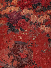 画像をギャラリービューアに読み込む, 鬼しぼ縮緬・草木風景模様【ケニベス】