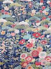 画像をギャラリービューアに読み込む, 破れ格子地絵に松牡丹菊藤花模様【L】