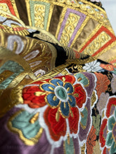 画像をギャラリービューアに読み込む, 唐織正倉院鳳凰・源氏車模様【あずま型 中】上物