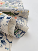 画像をギャラリービューアに読み込む, 型染に御所車風景丸文【六つ釦】