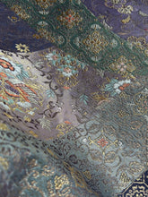 画像をギャラリービューアに読み込む, 更紗に唐花・花鳥模様引箔【あずま型 大】上物
