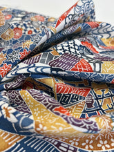 画像をギャラリービューアに読み込む, 型染風景花紋模様【L】