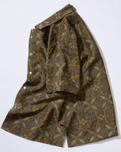 画像をギャラリービューアに読み込む, 花更紗模様染大島紬【S】