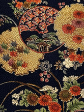 画像をギャラリービューアに読み込む, 雪輪に古典柄模様・縮緬