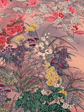 画像をギャラリービューアに読み込む, 水辺の総草花に暈し模様・縮緬