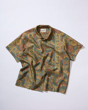 画像をギャラリービューアに読み込む, 蝶に菊・亀甲模様染大島【S】