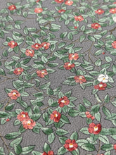 画像をギャラリービューアに読み込む, 縮緬・椿尽くし模様【サイドギャザーワンピース】