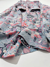 画像をギャラリービューアに読み込む, 縮緬地に辻ヶ花模様【六つ釦】