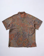 画像をギャラリービューアに読み込む, 縮緬地に花扇にきりばめ更紗模様【S】