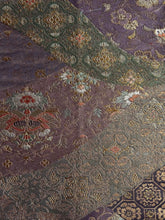 画像をギャラリービューアに読み込む, 更紗に唐花・花鳥模様引箔【あずま型 大】上物