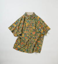 画像をギャラリービューアに読み込む, 鶸茶色鳳凰花紋模様【L】