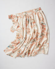 画像をギャラリービューアに読み込む, 屏風に四季の草花模様枝梅模様【ギャザータイプ】(新商品)