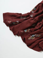 画像をギャラリービューアに読み込む, 葡萄茶十二単模様【ティアード】