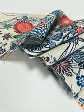 画像をギャラリービューアに読み込む, 流水に草花型染【サイドギャザーワンピース】