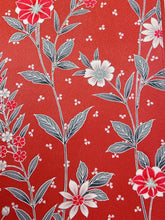 画像をギャラリービューアに読み込む, 紅暈しに草花模様【シュッケニ】